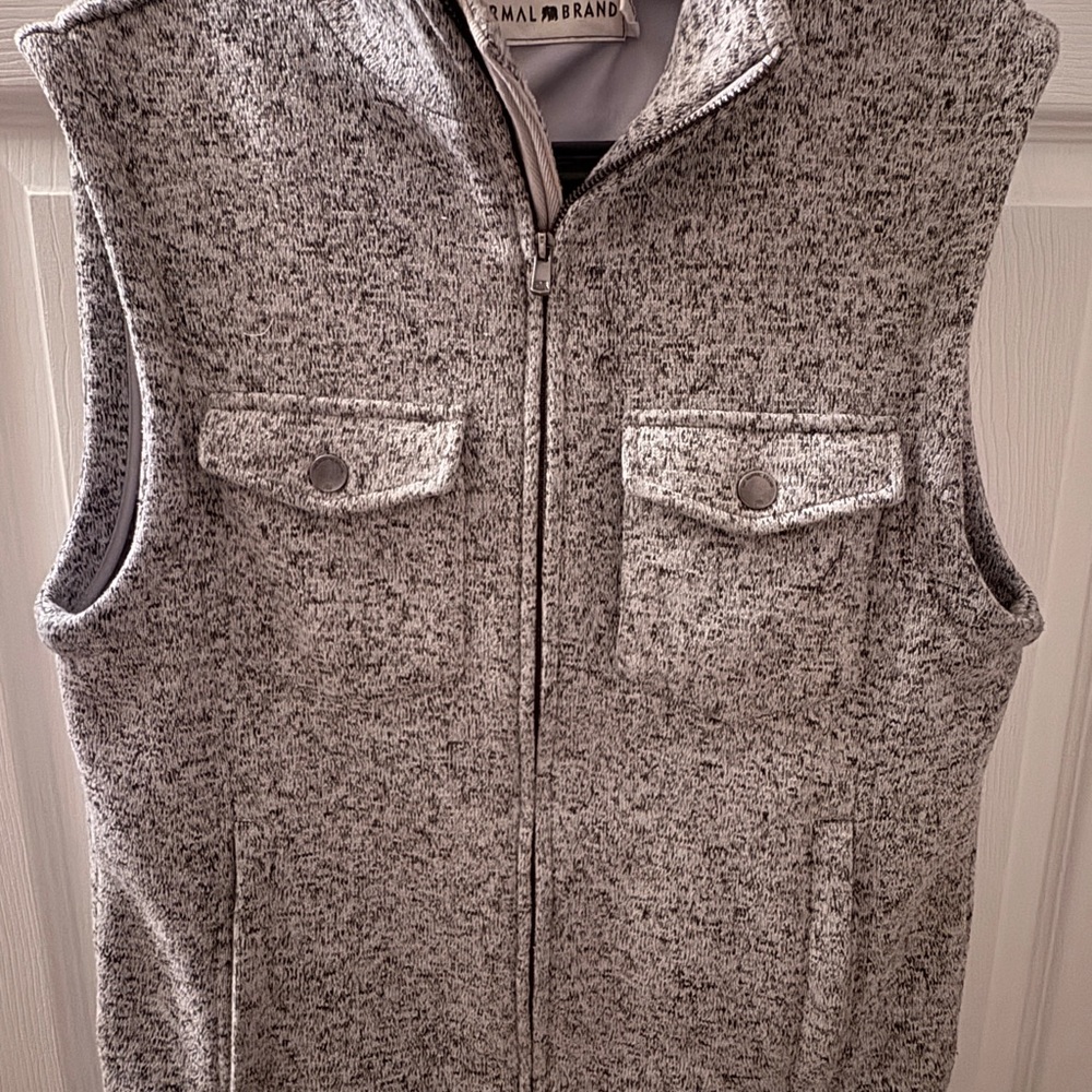 The Normal Brand Heathered Gray Vest